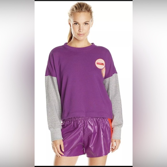adidas by stella mccartney Womens Spacer Crew Sweatshirt - Picture 2 of 8